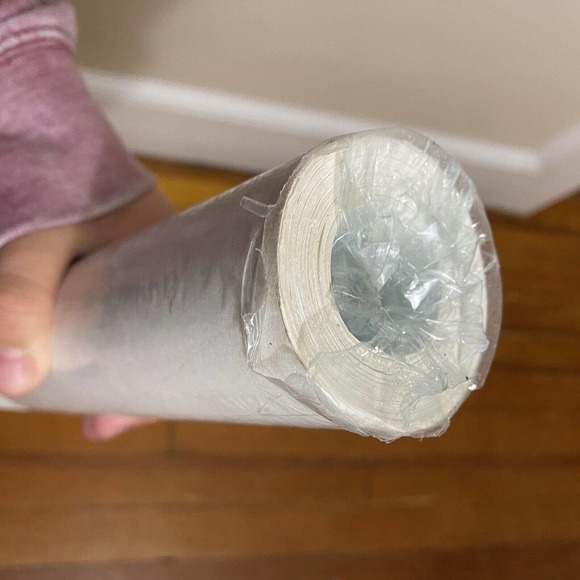 Dana Gibson ocelot white pink leopard print wallpaper double roll 27 in x 30 ft - Picture 7 of 8